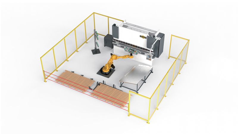 Stationary Robot Bending Cell