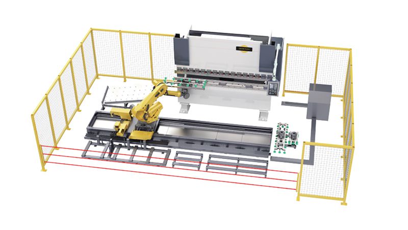 Mobile Robot Bending Cell