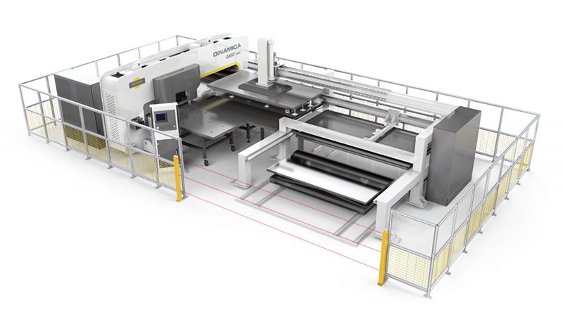 Automatic Stamping Flexible Manufacturing Cell
